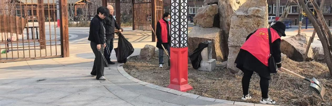 银州区红旗街道首山社区开展爱国卫生运动